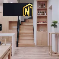 KỆ CẦU THANG NGỌC THỊNH VÁN LAMINATE